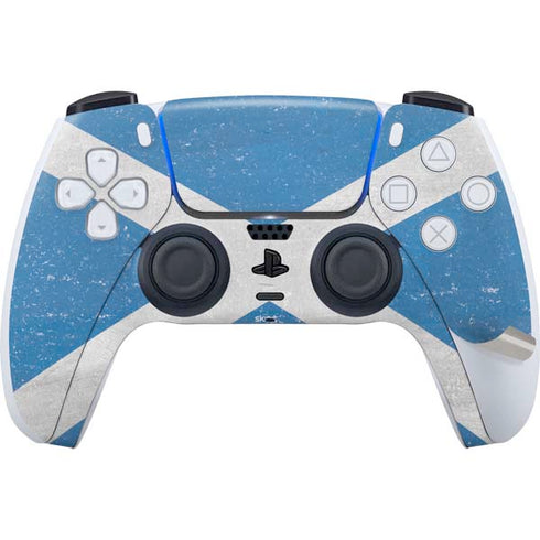 Scotland Flag Distressed PS5 Pro Disk Bundle  Skin